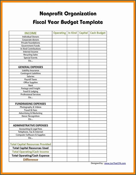 nonprofit accounting excel template|non profit bookkeeping spreadsheets.